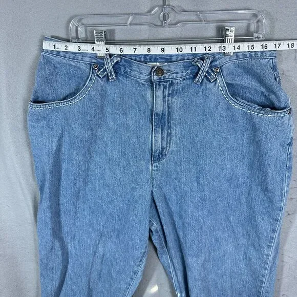CJ Banks Womens Blue Capri Jeans Plus Size 16W - Picture 7 of 15